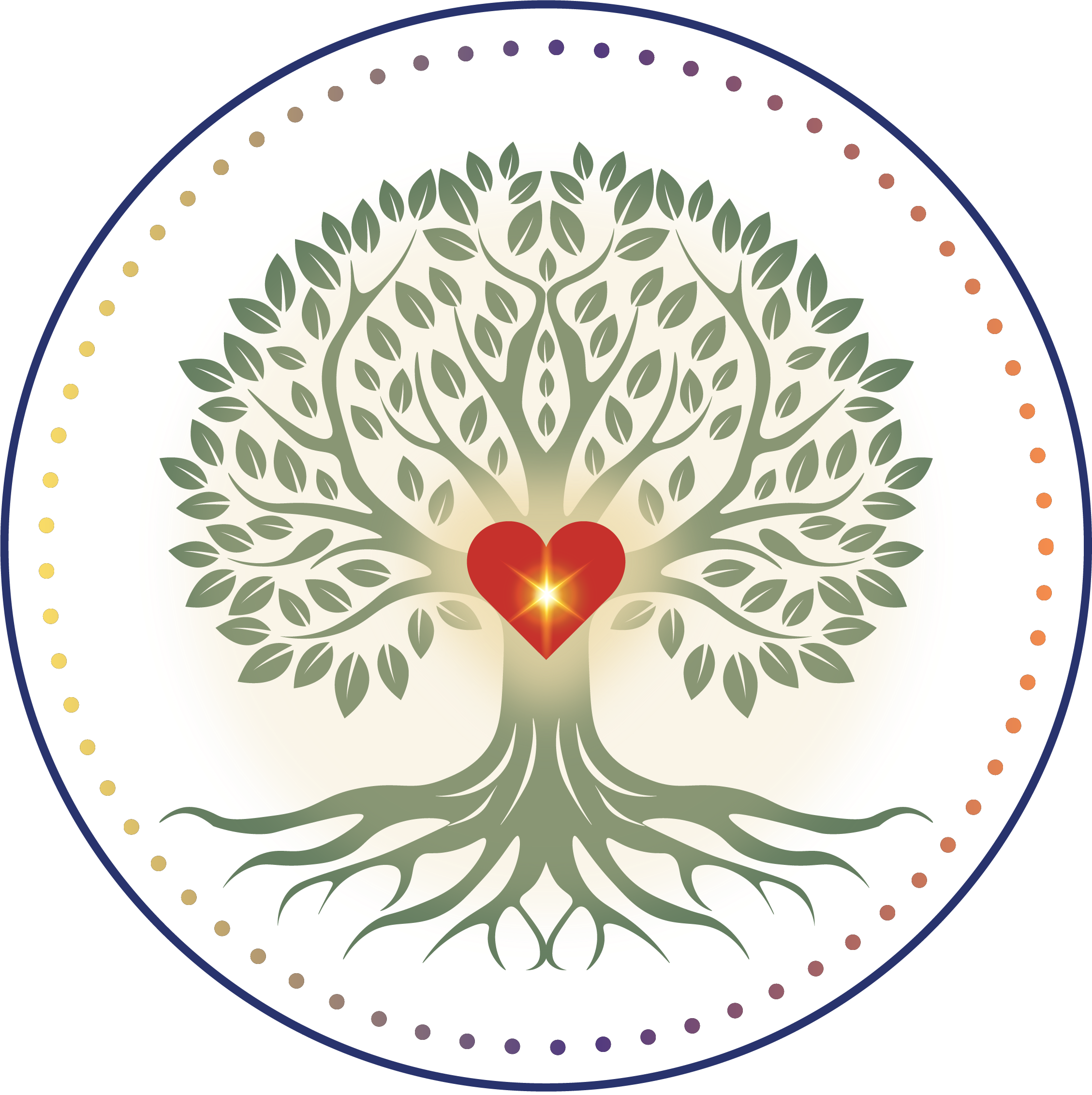 Emblema del Círculo Sagrado de Sanación Cuántica
